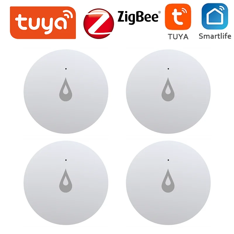 Tuya Zigbee Water Leakage Detector Smart Home Flood Overflow Alarm Sensor Works With Tuya Zigbee Gateway Support Smart Life APP
Tuya Zigbee Water Leakage Detector Smart Home Flood Overflow Alarm Sensor Works With Tuya Zigbee Gateway Support Smart Life APP