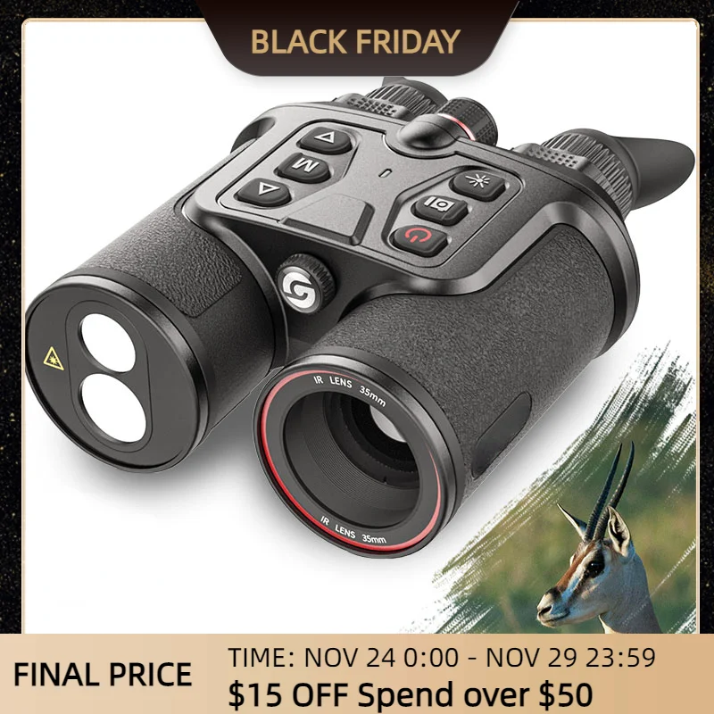 Night Vision Binoculars Guide TN430 Laser Rangefinder for Hunting Handheld Thermal Imaging Binoculars
Night Vision Binoculars Guide TN430 Laser Rangefinder for Hunting Handheld Thermal Imaging Binoculars