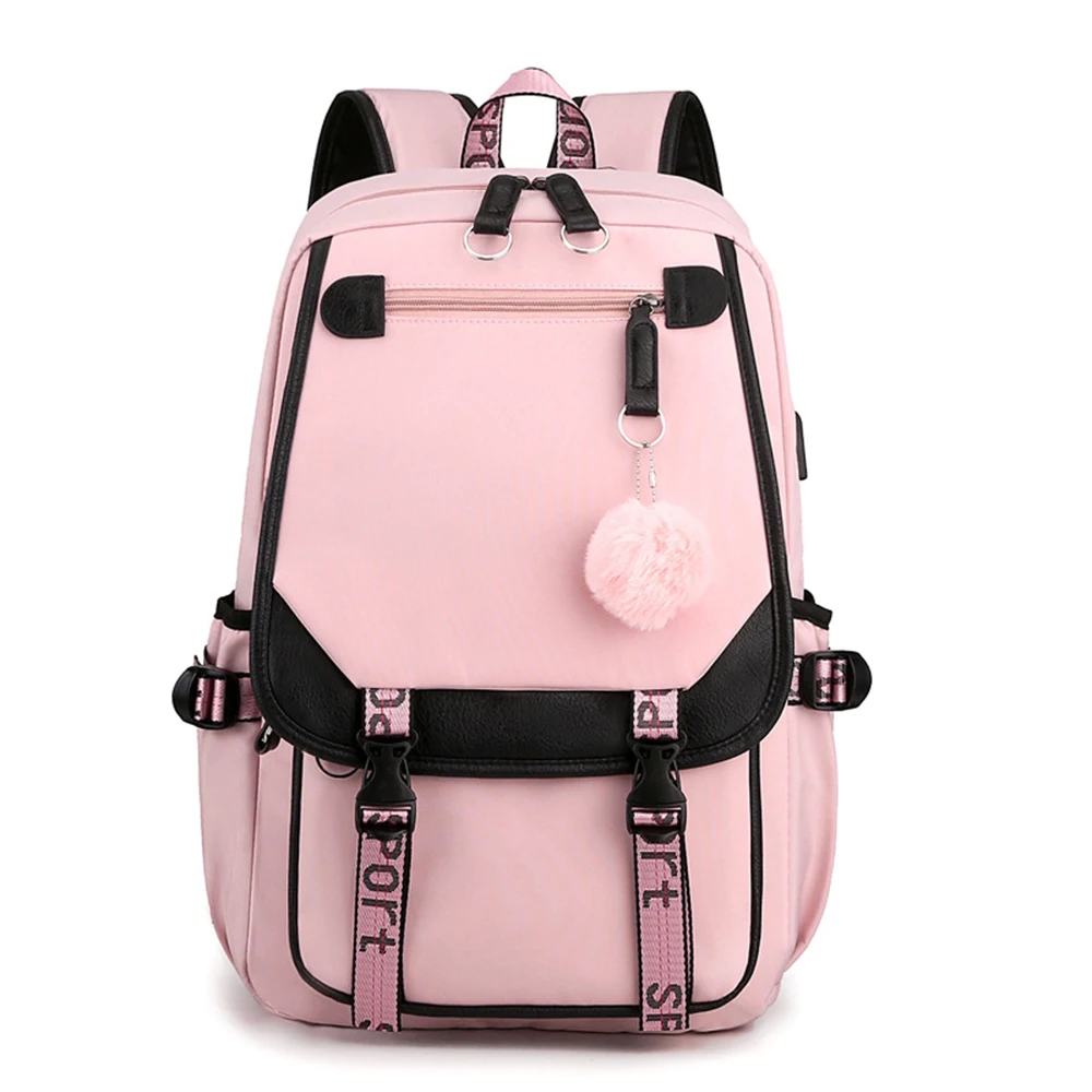Women Rechargeable Backpacks Waterproof School Bag Girl Large Capacity USB Handbags for Laptop Luggage Accessories 30×19×47cm
Women Rechargeable Backpacks Waterproof School Bag Girl Large Capacity USB Handbags for Laptop Luggage Accessories 30×19×47cm