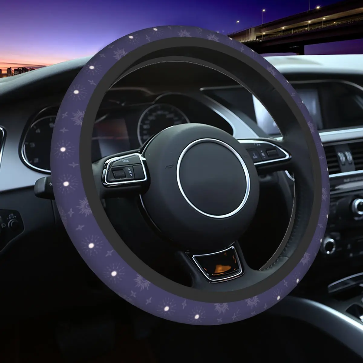 37-38 Car Steering Wheel Cover Retor Sun Moon Elastic Auto Decoration Colorful Steering-Wheel Accessories
37-38 Car Steering Wheel Cover Retor Sun Moon Elastic Auto Decoration Colorful Steering-Wheel Accessories