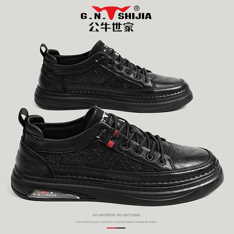 High quality Men's Shoes 2023 New Autumn Versatile Print Business Casual Fashion Board Soft Sole Black Leather
High quality Men's Shoes 2023 New Autumn Versatile Print Business Casual Fashion Board Soft Sole Black Leather