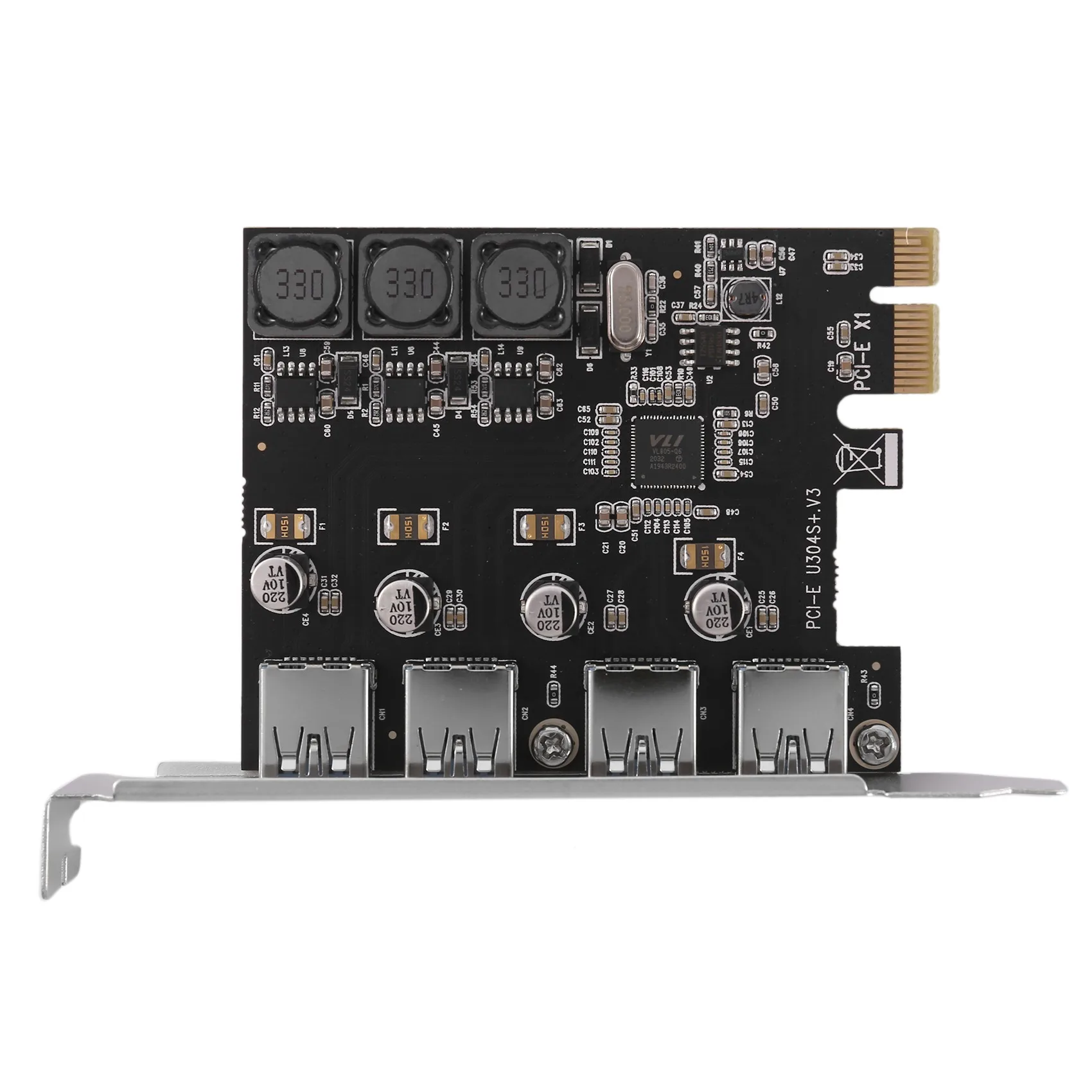 4 Port Usb 3.0 Pci Express Expansion Card Pcie Pci-E Usb 3.0 Host Controller 4 X Usb3.0 Usb 3.0 Add On Card Expansion Cards
4 Port Usb 3.0 Pci Express Expansion Card Pcie Pci-E Usb 3.0 Host Controller 4 X Usb3.0 Usb 3.0 Add On Card Expansion Cards