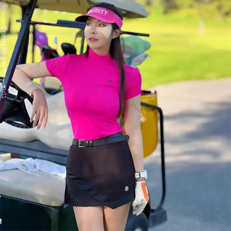 Master Bunny Golf Women's Short Sleeves Round Neck T-shirt Ice Silk Sunscreen Breathable Slim Fit Golf Jersey Elastic
Master Bunny Golf Women's Short Sleeves Round Neck T-shirt Ice Silk Sunscreen Breathable Slim Fit Golf Jersey Elastic