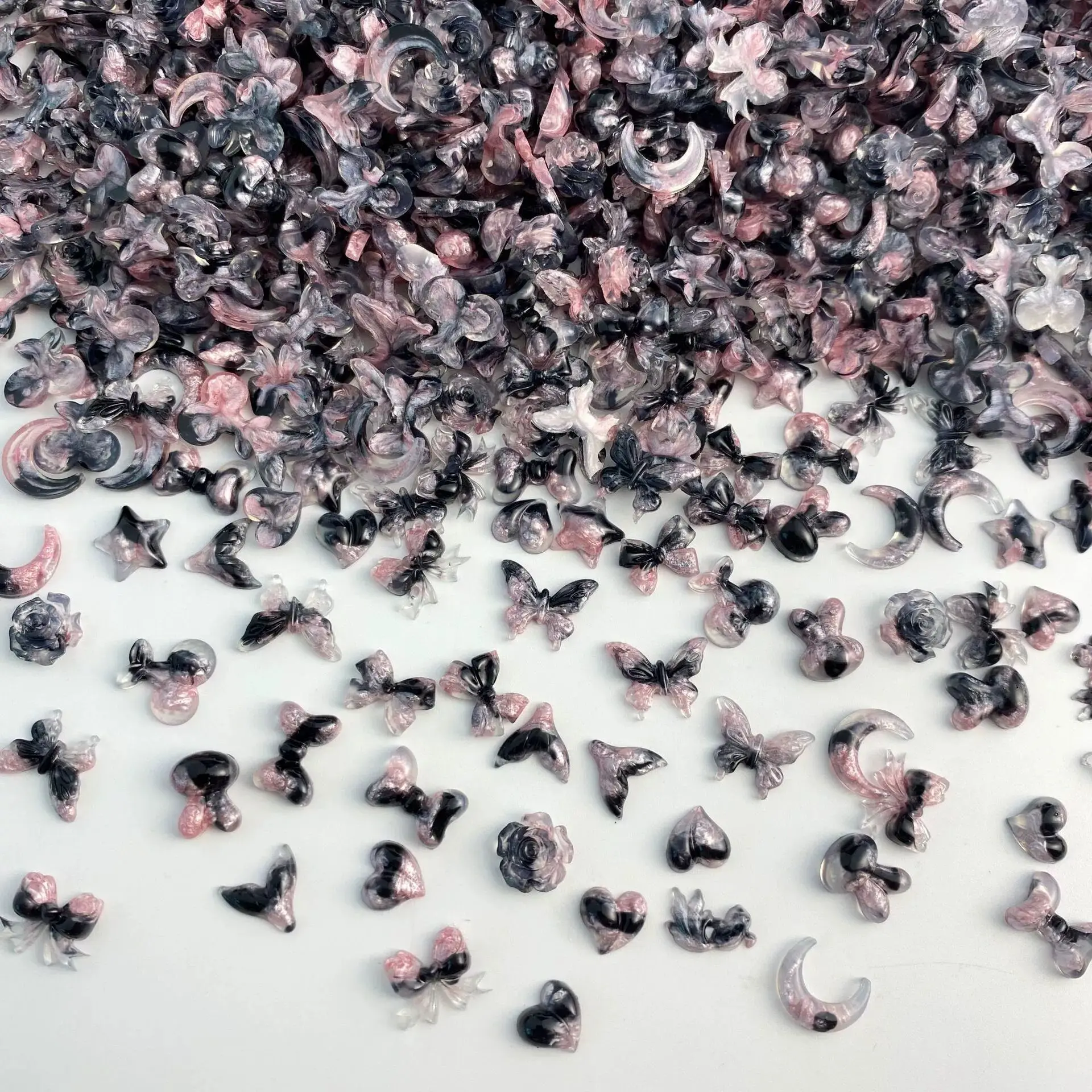 50pcs noctilucent nail part jewelry Resin cartoon flowers stars moon 3D Nail Decoration DIY Manicure Art Accessories NJ-03
50pcs noctilucent nail part jewelry Resin cartoon flowers stars moon 3D Nail Decoration DIY Manicure Art Accessories NJ-03