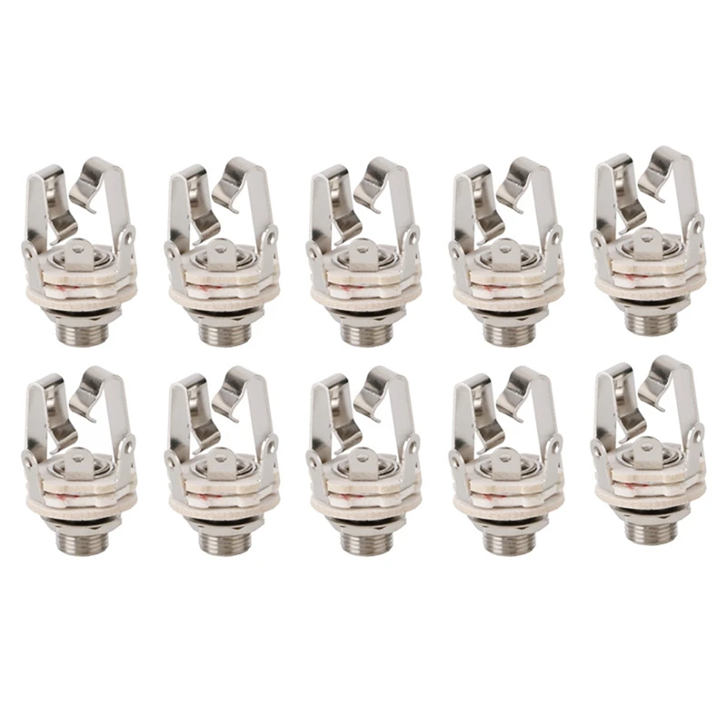 10X Jack 6.5 Two-Channel Audio Cable Connector Plug Socket With A Switch Stereo 6.5 Female For Guitar
10X Jack 6.5 Two-Channel Audio Cable Connector Plug Socket With A Switch Stereo 6.5 Female For Guitar