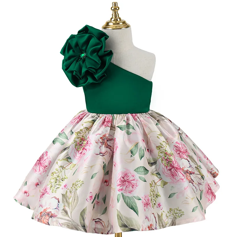 KEAIYOUHUO 2022 New Children's Green Party Dress Flower Girls Ball Gown Costume With Sloping Shoulders Ceremonial For Baby Girl
KEAIYOUHUO 2022 New Children's Green Party Dress Flower Girls Ball Gown Costume With Sloping Shoulders Ceremonial For Baby Girl