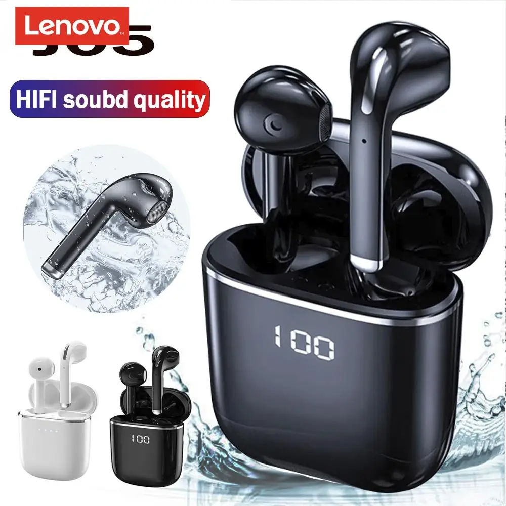 

Lenovo TWS Bluetooth Buds 3 Pro Headphones Wireless Earphones In Ear Air Earbuds 9D Stereo Sport Waterproof Earbud Led Headsets