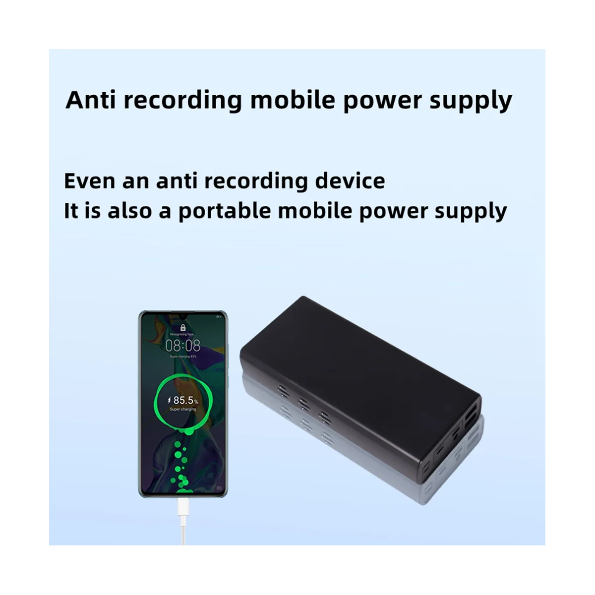 Anti Recording Jammer Handheld Portable Anti Mobile Phone Recording Pen Shield Office Meeting Anti Eavesdropping
Anti Recording Jammer Handheld Portable Anti Mobile Phone Recording Pen Shield Office Meeting Anti Eavesdropping