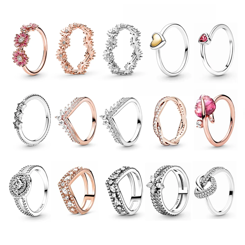 S925 Silver color Daisy Rings For Women s925 anelli flower bague femme Cocktail Ring
S925 Silver color Daisy Rings For Women s925 anelli flower bague femme Cocktail Ring