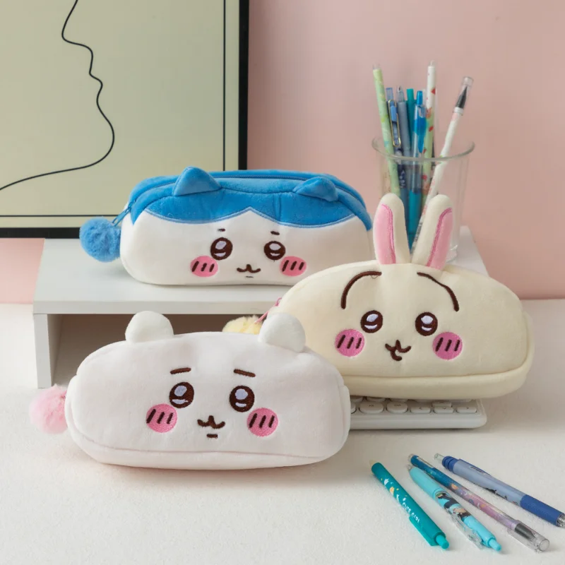 Канцелярская коробка Chiikawa милые игрушки аниме кавайная Usagi Hachiware Студенческая