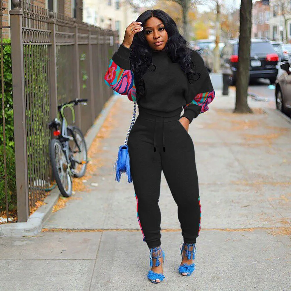 Autumn And Winter Printed Casual Hooded Two-piece Sports Warm And Versatile Sexy Casual Solid Splice Print Contrast Set
Autumn And Winter Printed Casual Hooded Two-piece Sports Warm And Versatile Sexy Casual Solid Splice Print Contrast Set