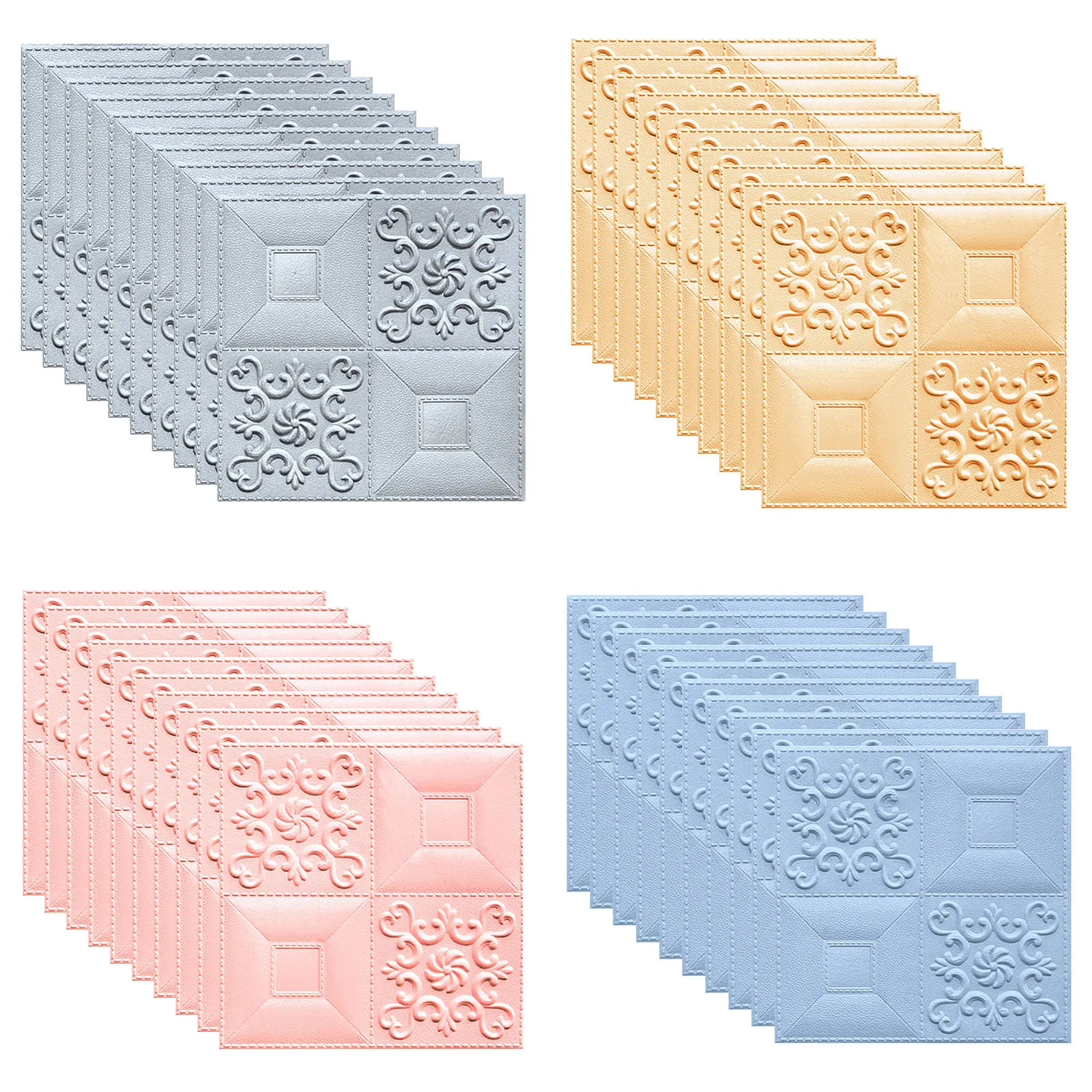 10PC 3D Self-Adhesive Foam Wall Stickers Tile Stone Brick Wall Sticker Soft Foam Panels Anti-collision Waterproof Ceiling Decals
10PC 3D Self-Adhesive Foam Wall Stickers Tile Stone Brick Wall Sticker Soft Foam Panels Anti-collision Waterproof Ceiling Decals