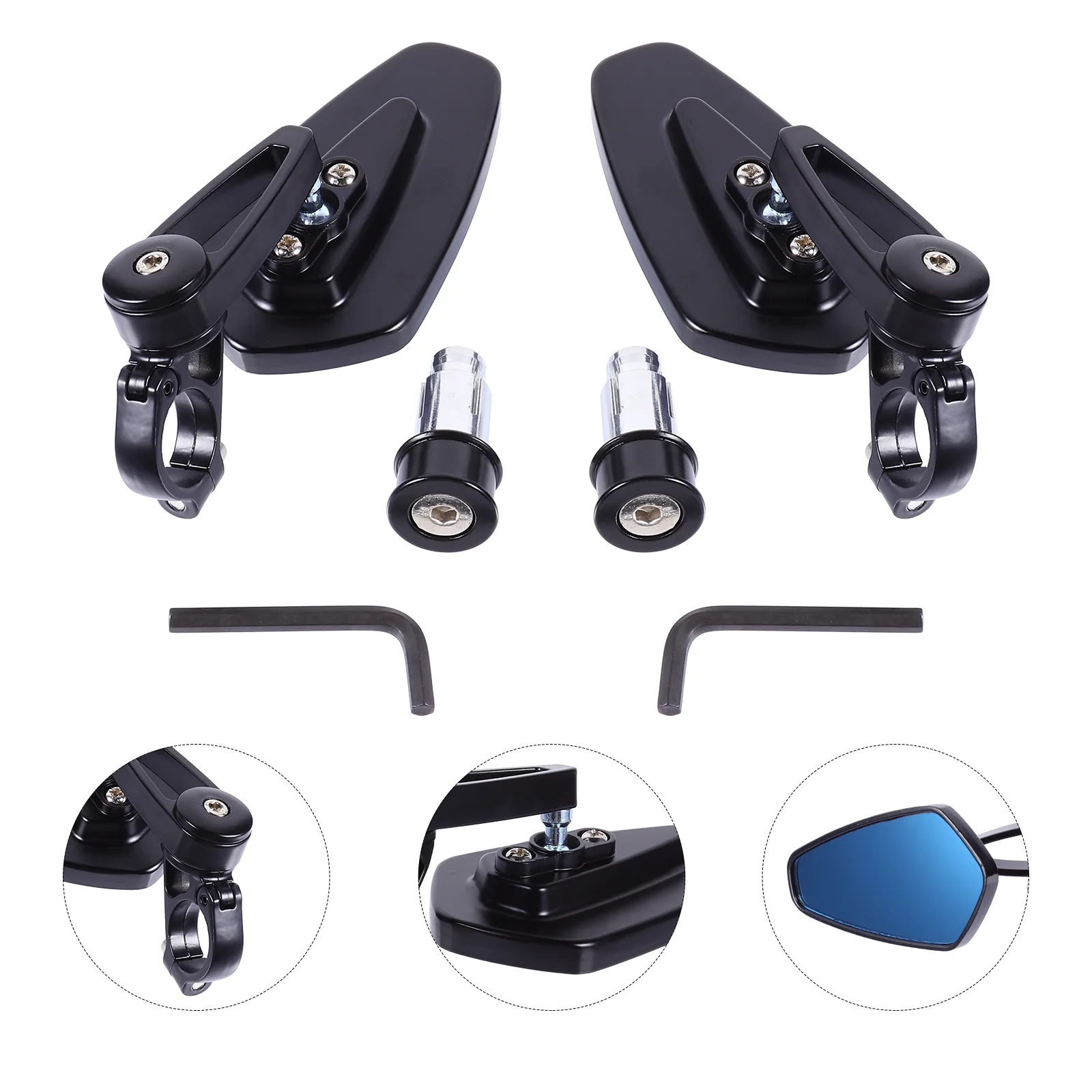 2Pcs Bike Rear Mirror Handlebar Bike Mirror Glass Lens E- Bike Mirror Side Mirror Retroreflector Handlebar Rear View Mirrors
2Pcs Bike Rear Mirror Handlebar Bike Mirror Glass Lens E- Bike Mirror Side Mirror Retroreflector Handlebar Rear View Mirrors