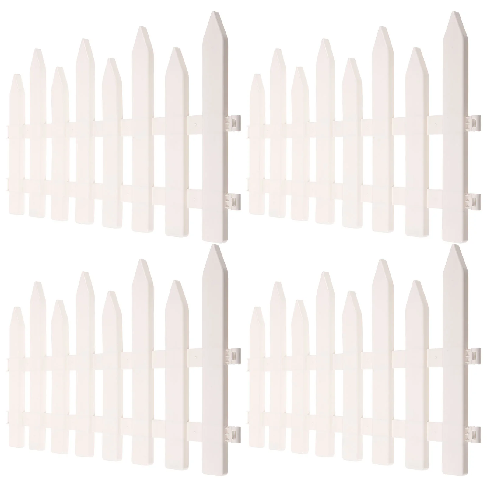 4 Pcs Garden Fence Edging Border Decorative Plastic Playpen Picket Edge Trim Yard Pointy
4 Pcs Garden Fence Edging Border Decorative Plastic Playpen Picket Edge Trim Yard Pointy