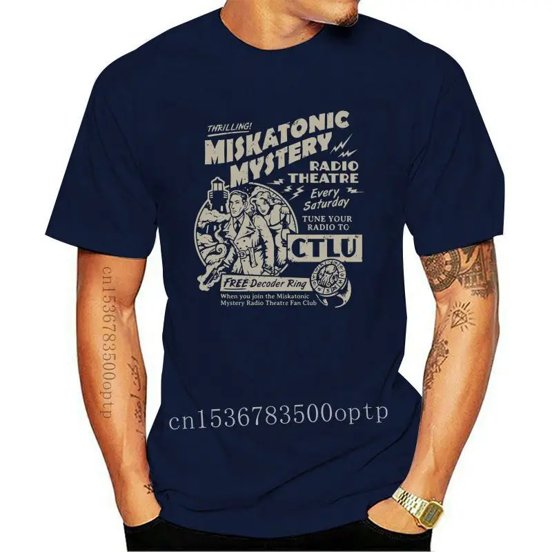 Camiseta de Miskatonic Mystery para hombre, camisa negra de diseño Vintage, Tops de algodón, camisetas con letras, camiseta de H
Camiseta de Miskatonic Mystery para hombre, camisa negra de diseño Vintage, Tops de algodón, camisetas con letras, camiseta de H