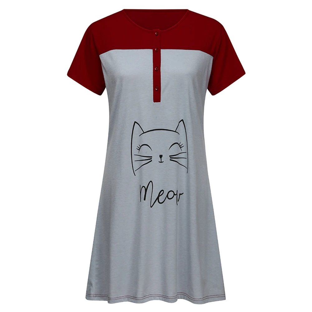 Women Breastfeeding Dress Soft Short Sleeve Summer Mother Maternity Round Neck Nursing Cartoon Print Casual Button Pregnant
Women Breastfeeding Dress Soft Short Sleeve Summer Mother Maternity Round Neck Nursing Cartoon Print Casual Button Pregnant