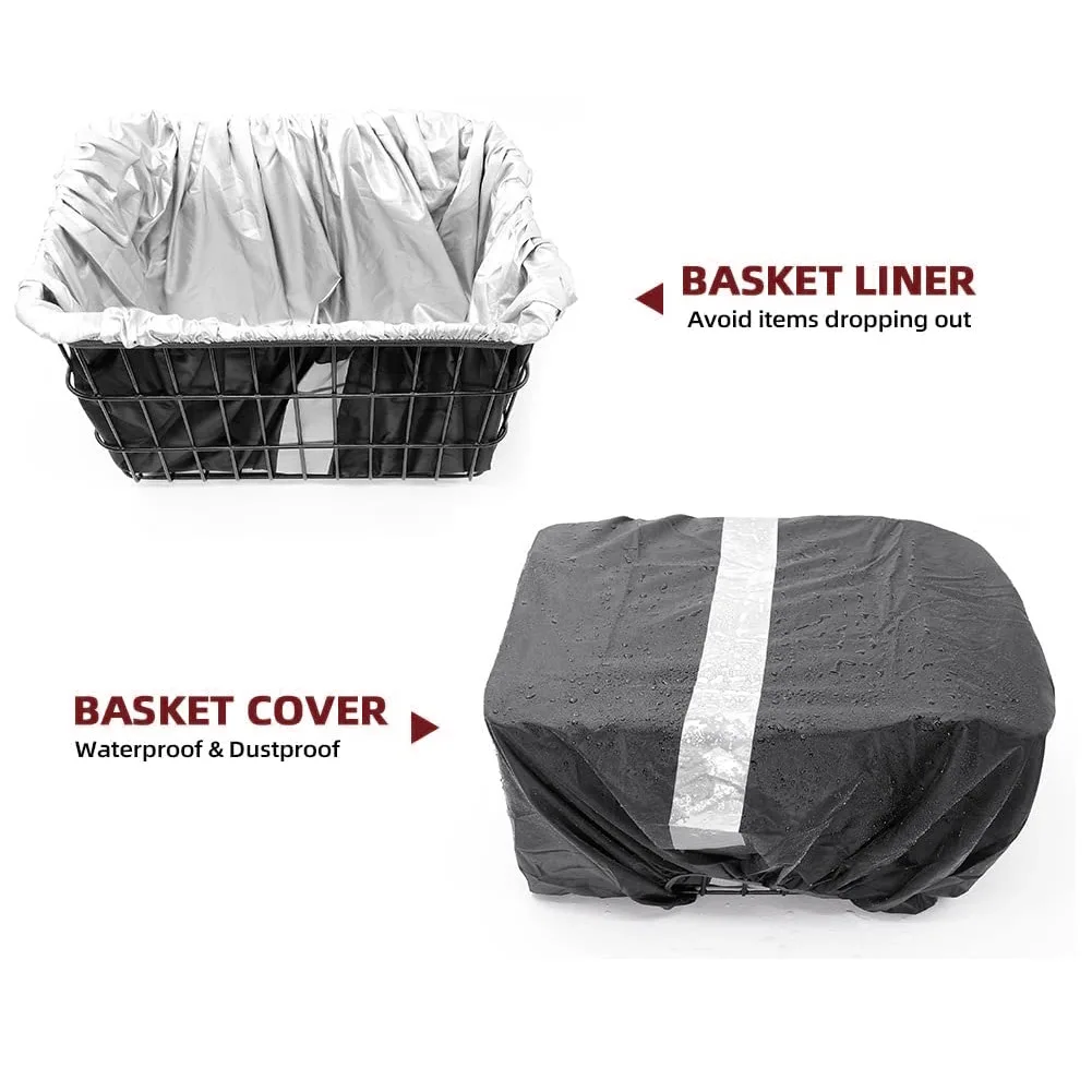 Basket Cover Bicycle Basket 2-in-1 Bicycle Basket Cover Bike Accessories Bike Basket Cover Black MTB Bike Road Bike
Basket Cover Bicycle Basket 2-in-1 Bicycle Basket Cover Bike Accessories Bike Basket Cover Black MTB Bike Road Bike