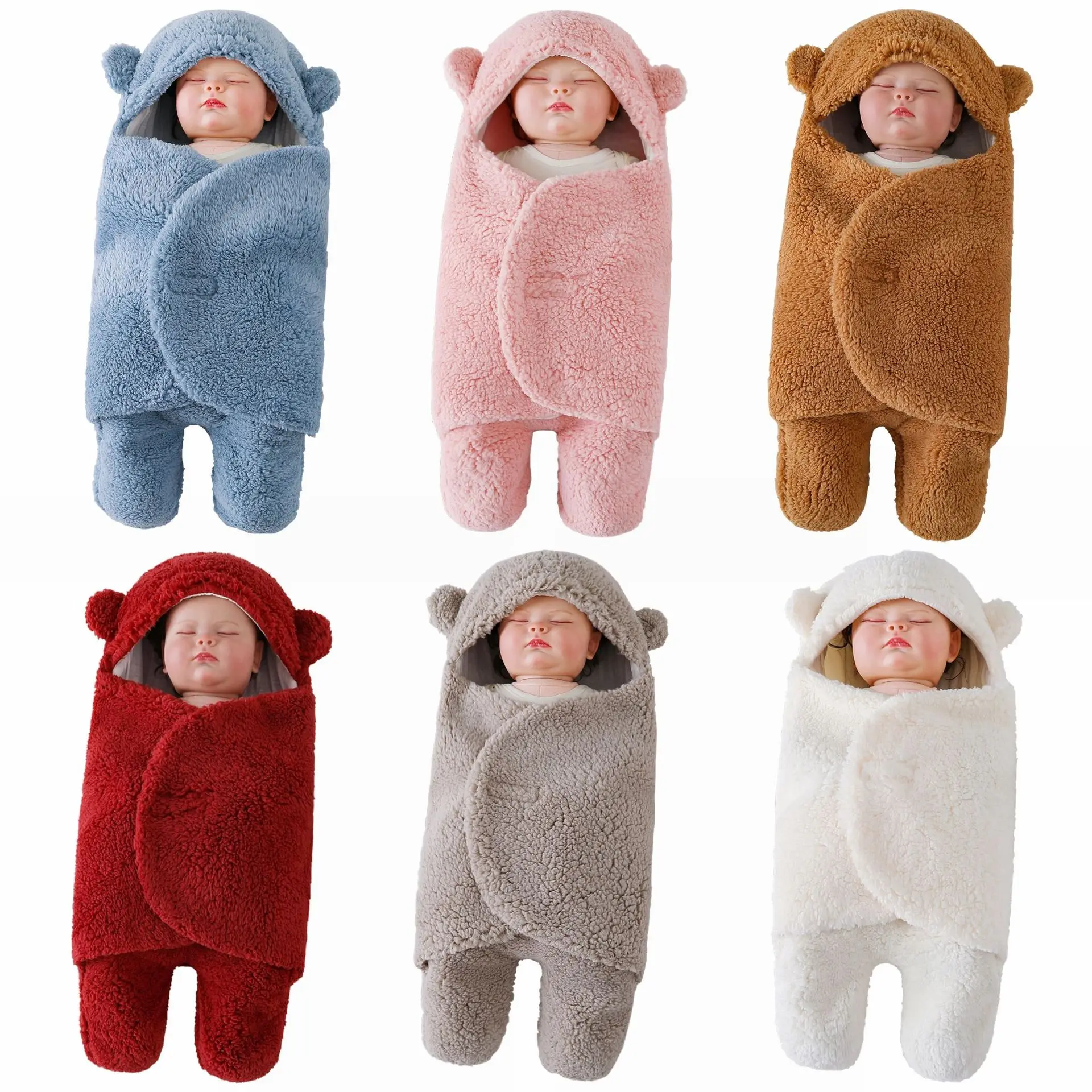 

Babies Sleeping Bags for Kids Baby Blanket Swaddle Infant Sleep Sack Cotton Envelope For Newborn Cocoon Swadde for Toddler 0-6M