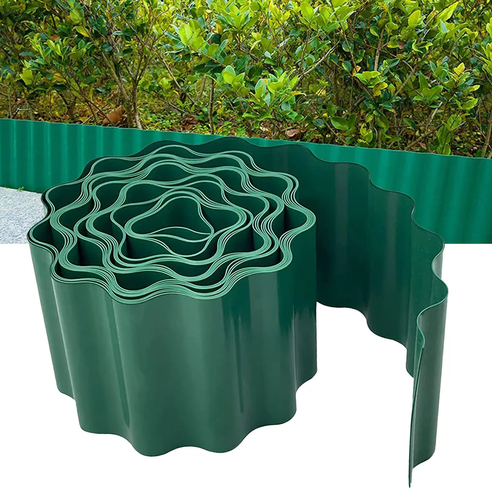 6m Plastic Garden Lawn Edging Grass Border Fence Roll Path Wavy Landscape Edging Green Wall Edge Decoration 15cm
6m Plastic Garden Lawn Edging Grass Border Fence Roll Path Wavy Landscape Edging Green Wall Edge Decoration 15cm