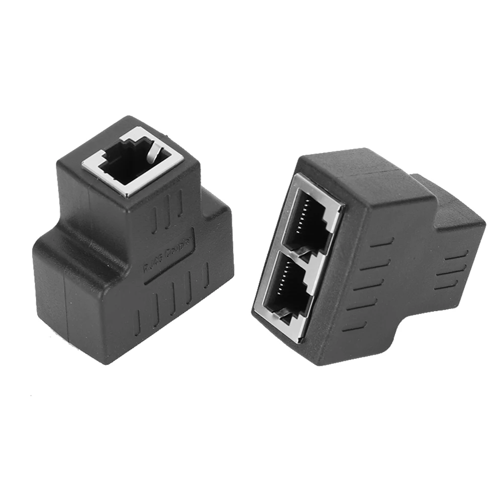 2PCs Ethernet Cable Adapter 1-in 2-out RJ45 Female Interface LAN Connector Cable Extender Splitter for Internet WireBlack
2PCs Ethernet Cable Adapter 1-in 2-out RJ45 Female Interface LAN Connector Cable Extender Splitter for Internet WireBlack