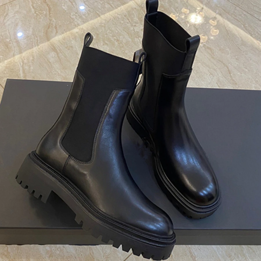 Jenny&Dave Shoes Woman England Style High Street Retro 2023 Spring And Autumn Cowhide Chelsea Boots Women Casual Fashion
Jenny&Dave Shoes Woman England Style High Street Retro 2023 Spring And Autumn Cowhide Chelsea Boots Women Casual Fashion