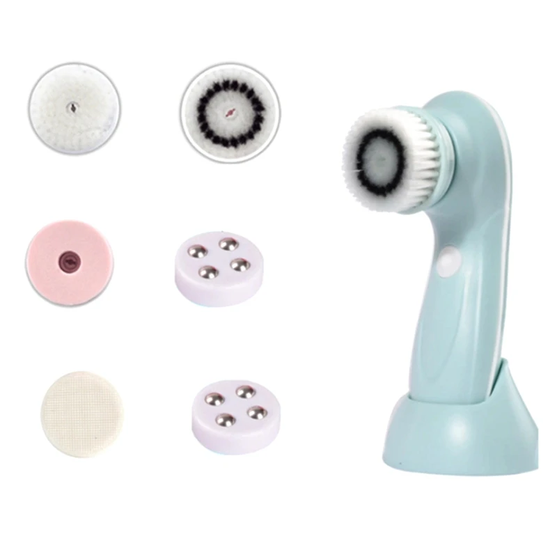 Ultrasonic Cleaner Pore Cleaner Face Massagers Sonic Rotating Cleansing Brush Multiple Head Brush
Ultrasonic Cleaner Pore Cleaner Face Massagers Sonic Rotating Cleansing Brush Multiple Head Brush