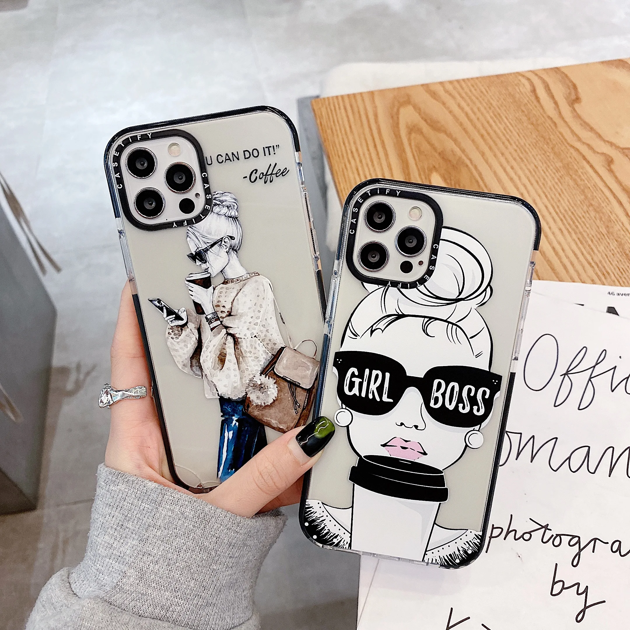 2022 New Fashion Coffee Girl Phone Cases For iPhone 13 12 11 Pro Max XR XS MAX 8 X 7 SE 2020 Lady Girl Anti-drop TPU Soft Cover
2022 New Fashion Coffee Girl Phone Cases For iPhone 13 12 11 Pro Max XR XS MAX 8 X 7 SE 2020 Lady Girl Anti-drop TPU Soft Cover