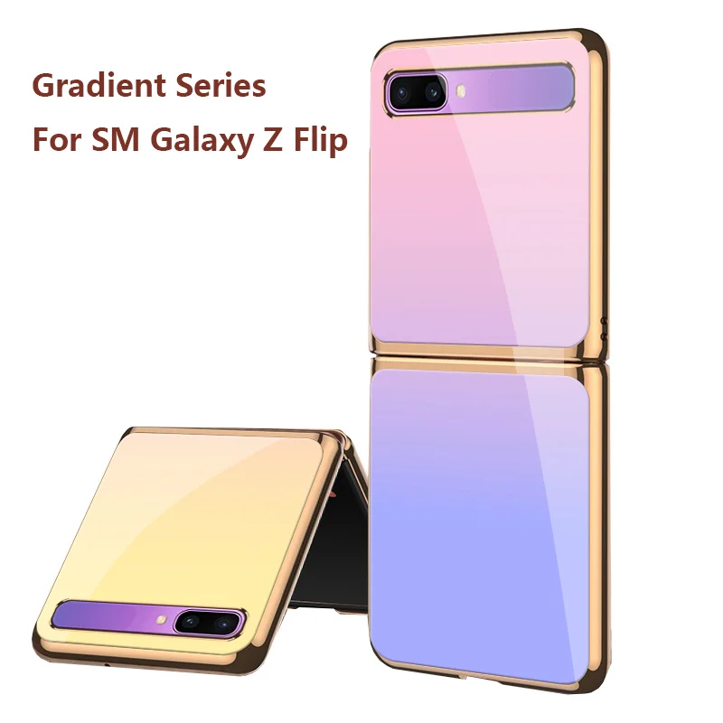 Чехол из закаленного стекла с градиентной расцветкой для Samsung Galaxy Z, флип-чехол с рамкой, противоударный чехол для Samsung Z Flip
Чехол из закаленного стекла с градиентной расцветкой для Samsung Galaxy Z, флип-чехол с рамкой, противоударный чехол для Samsung Z Flip