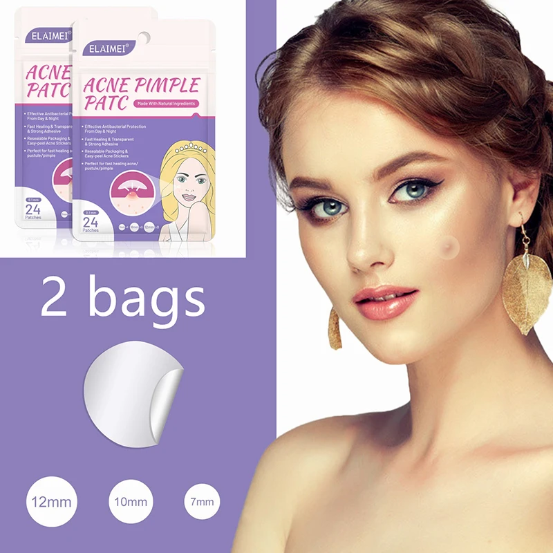 2 Bags Invisible Acne Patch Pimple Treatment Skin Tag Removal Sticker Blackhead Blemish Cleanning Day/Night Face Skin Care Tools
2 Bags Invisible Acne Patch Pimple Treatment Skin Tag Removal Sticker Blackhead Blemish Cleanning Day/Night Face Skin Care Tools