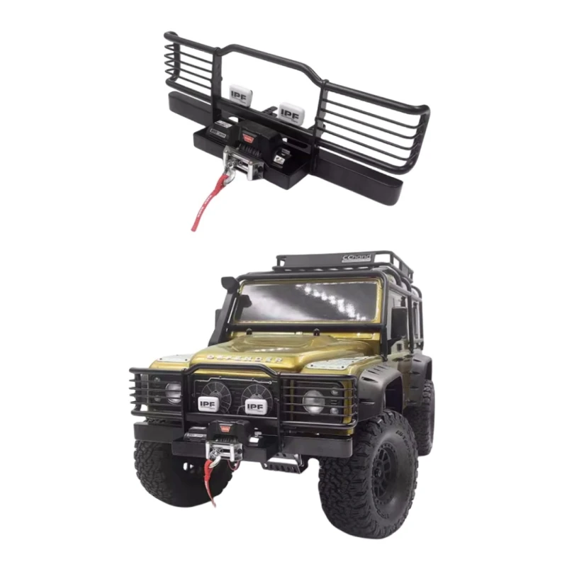 Полностью металлический верблюжий. Передний бампер для автомобиля с дистанционным управлением в масштабе 1/10 Trax TRX-4 Land Defender D90 D110 RC Rock гусеничная игрушка
Полностью металлический верблюжий. Передний бампер для автомобиля с дистанционным управлением в масштабе 1/10 Trax TRX-4 Land Defender D90 D110 RC Rock гусеничная игрушка