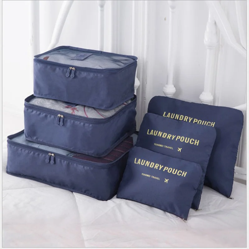 6 PCS Travel Storage Bag Set for Clothes Tidy Organizer Wardrobe Suitcase Pouch Travel Organizer Bag Case Shoes Packing Cube Bag 
6 PCS Travel Storage Bag Set for Clothes Tidy Organizer Wardrobe Suitcase Pouch Travel Organizer Bag Case Shoes Packing Cube Bag