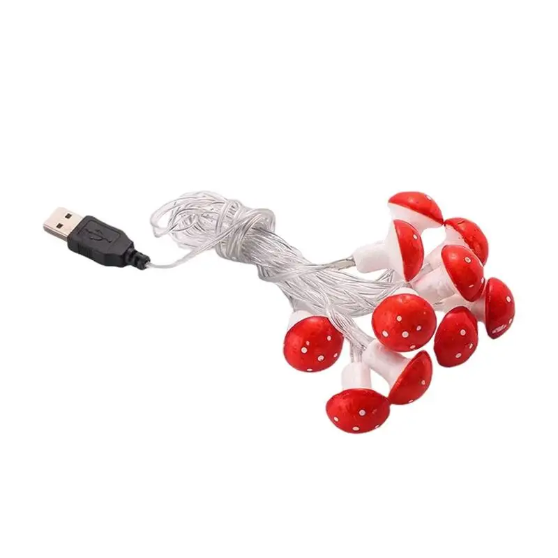 String Lights USB/Battery Powered Warm Mushroom Fairy Lights For Holiday Christmas Party Decoration
String Lights USB/Battery Powered Warm Mushroom Fairy Lights For Holiday Christmas Party Decoration