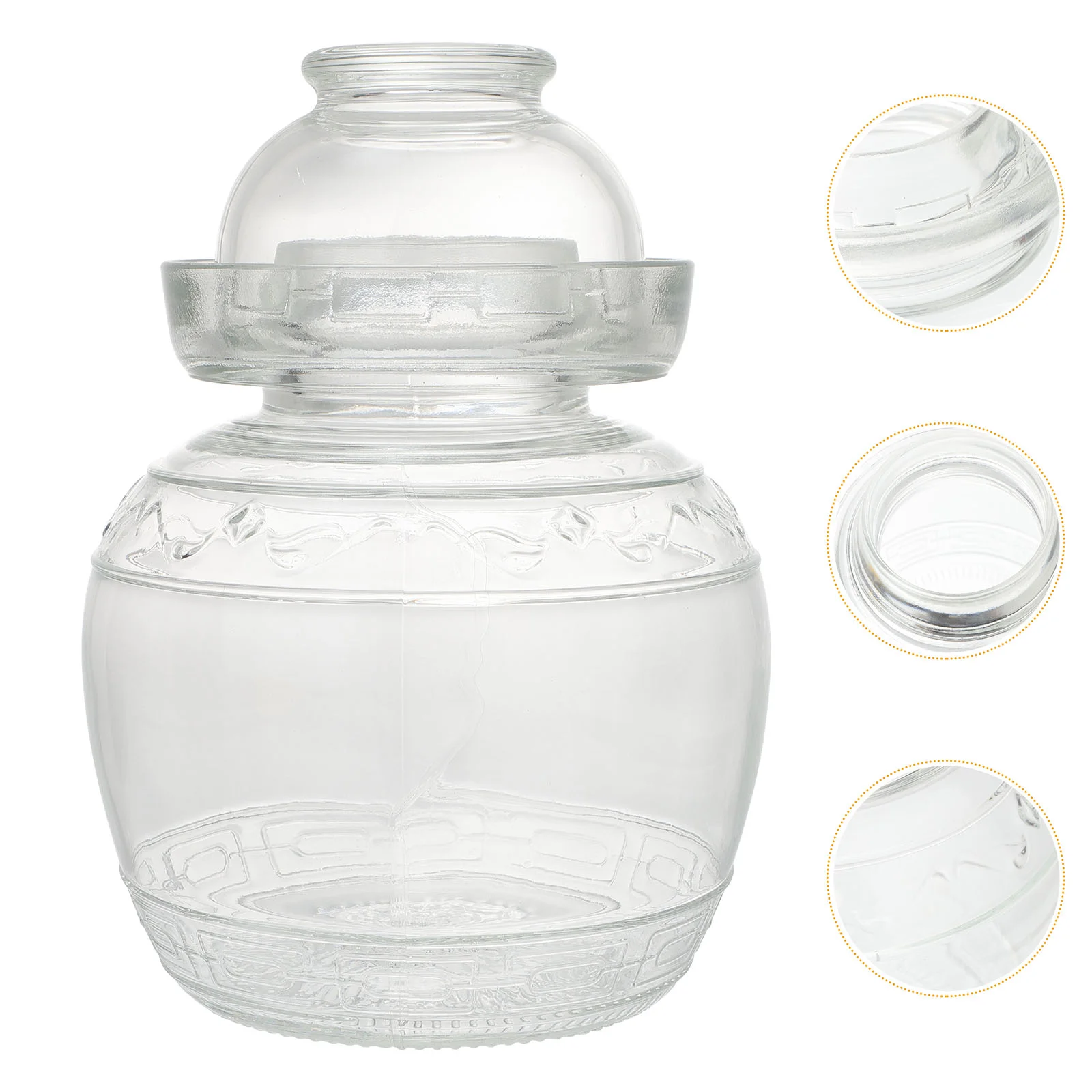 Jar Pickle Crock Fermentation Fermenting Storage Kitchen Jars Pot Pickling Kimchi Canister Can Chinese Lid Tea Kit Container
Jar Pickle Crock Fermentation Fermenting Storage Kitchen Jars Pot Pickling Kimchi Canister Can Chinese Lid Tea Kit Container