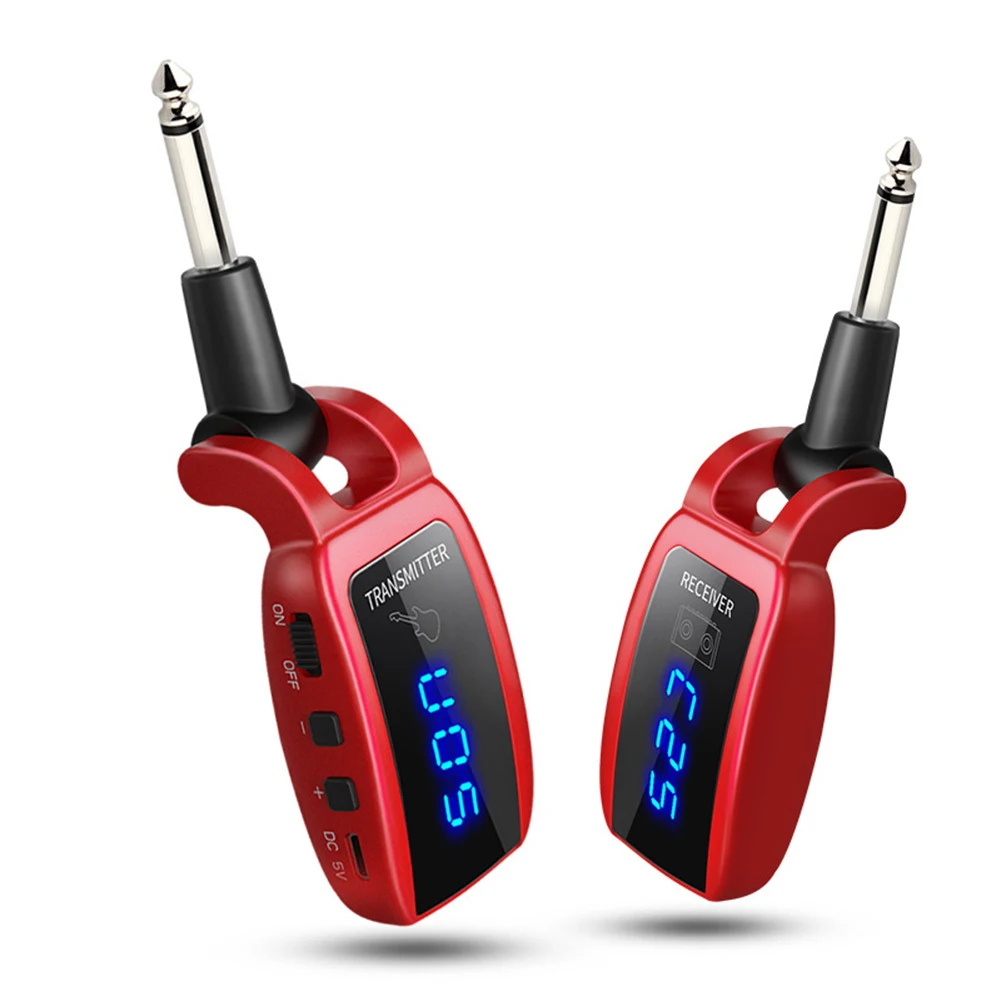 UHF Wireless Guitar System Rechargeable Guitar Transmitter Receiver 15 Channels Electric Guitar Bass Pick Up For Guitar Parts
UHF Wireless Guitar System Rechargeable Guitar Transmitter Receiver 15 Channels Electric Guitar Bass Pick Up For Guitar Parts