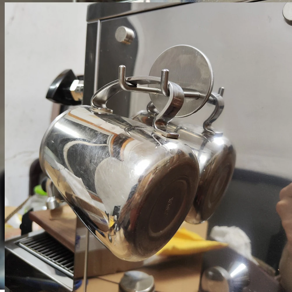 Coffee Portafilter Rack Powder Hammer Hanger Silver Stainless Steel Wall Mounted 60*35*28mm Accessories Bracket
Coffee Portafilter Rack Powder Hammer Hanger Silver Stainless Steel Wall Mounted 60*35*28mm Accessories Bracket