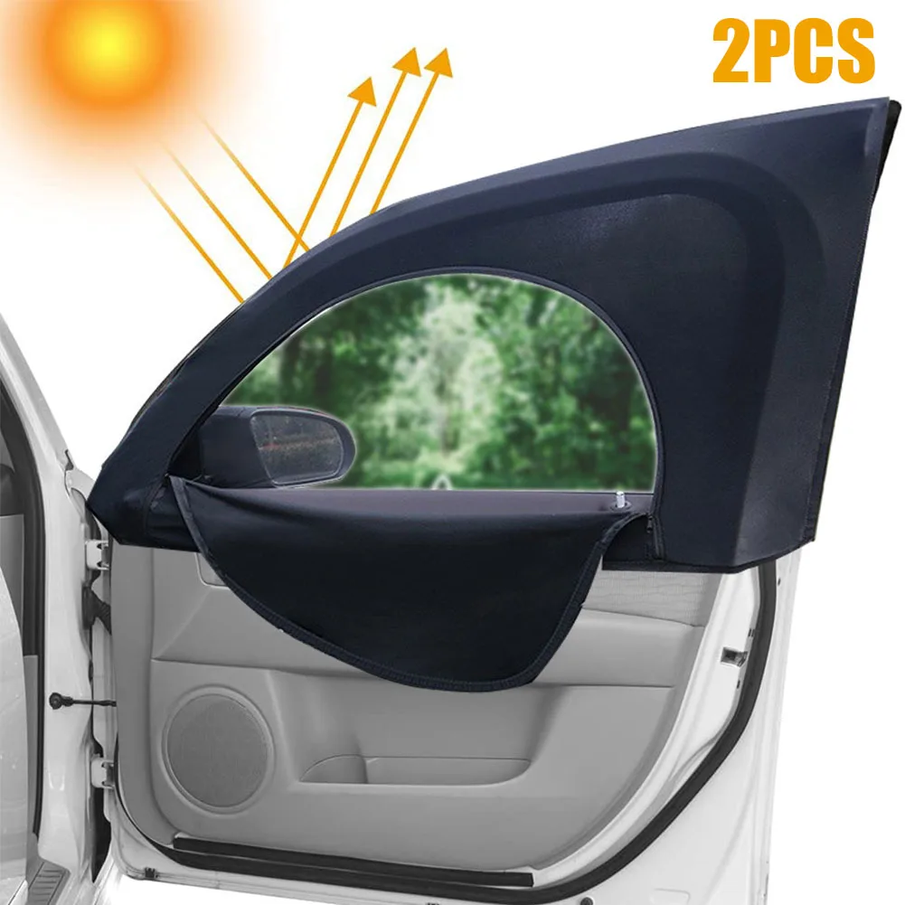 2pcs Car Sun Shade Auto Double-Layer UV Protect Curtain Side Window Zippered Sunshade Mesh Sun Visor Protection Window Films
2pcs Car Sun Shade Auto Double-Layer UV Protect Curtain Side Window Zippered Sunshade Mesh Sun Visor Protection Window Films