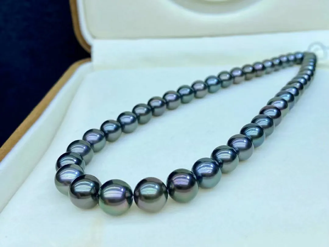 Huge Charming 18"11-12mm Natural South Sea Genuine Black Peacock Round Pearl Necklace Free Shipping for Women Jewelry Necklace
Huge Charming 18"11-12mm Natural South Sea Genuine Black Peacock Round Pearl Necklace Free Shipping for Women Jewelry Necklace