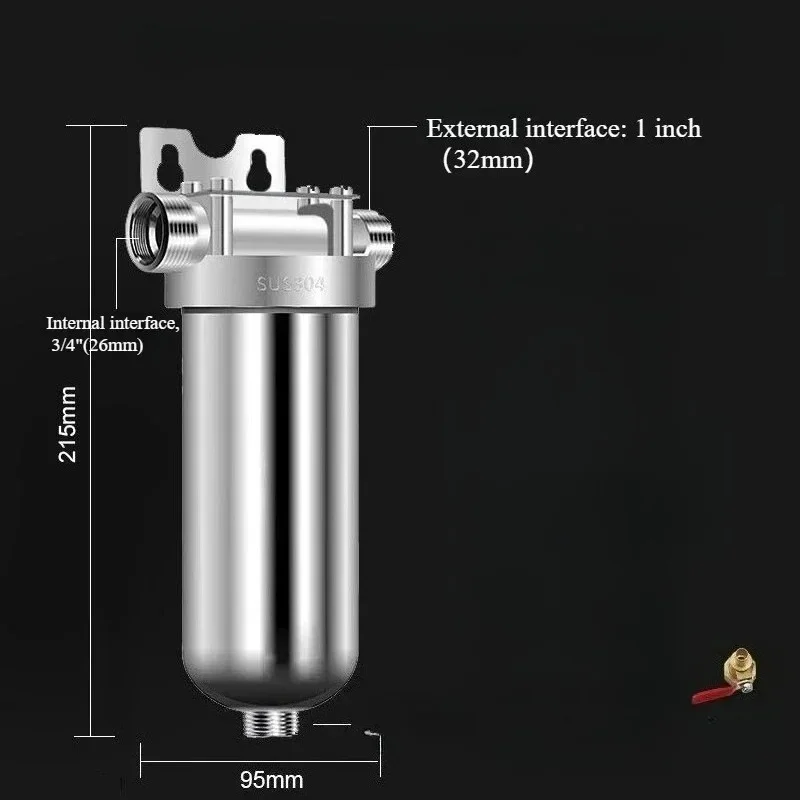 Фильтр для воды для всего дома, предварительный фильтр из нержавеющей стали 304 с функцией высокого расхода и обратной промывки
Фильтр для воды для всего дома, предварительный фильтр из нержавеющей стали 304 с функцией высокого расхода и обратной промывки