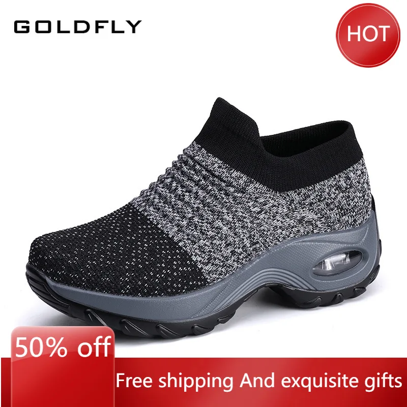 Women's Shoes GOLDFLY Free Shipping 2022 Spring and Autumn Air Cushion Flying Woven Slip-on Fashion Casual Platform Sneakers
Women's Shoes GOLDFLY Free Shipping 2022 Spring and Autumn Air Cushion Flying Woven Slip-on Fashion Casual Platform Sneakers