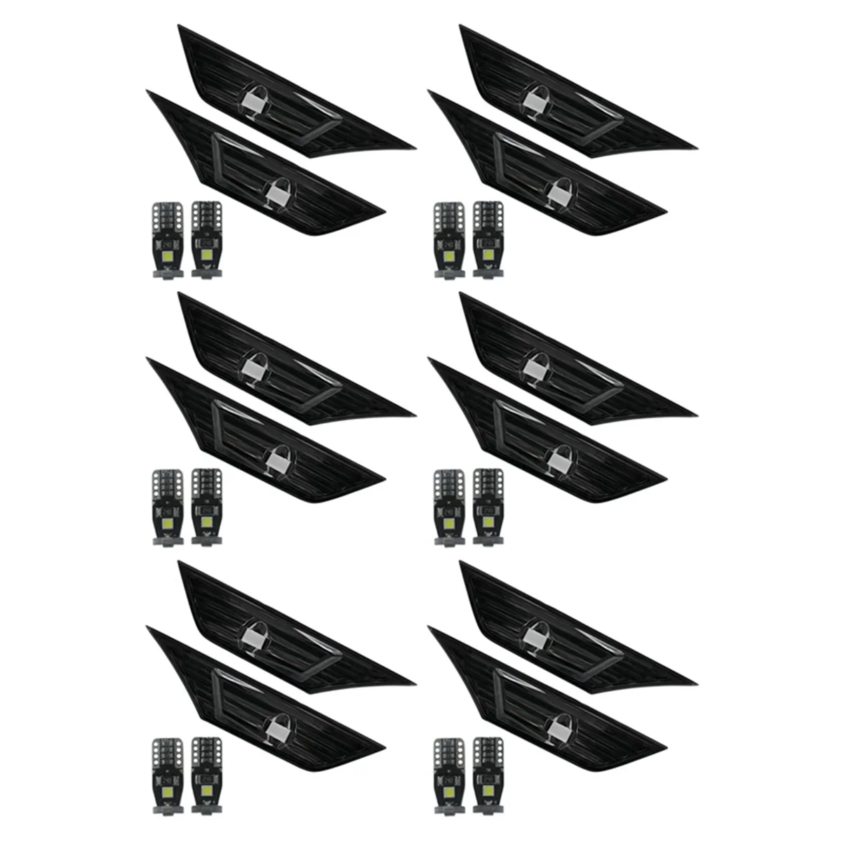 12x Smoke Tinted Lens Side Marker Lamp Light with LED for 2016-19 Honda Civic JDM
12x Smoke Tinted Lens Side Marker Lamp Light with LED for 2016-19 Honda Civic JDM