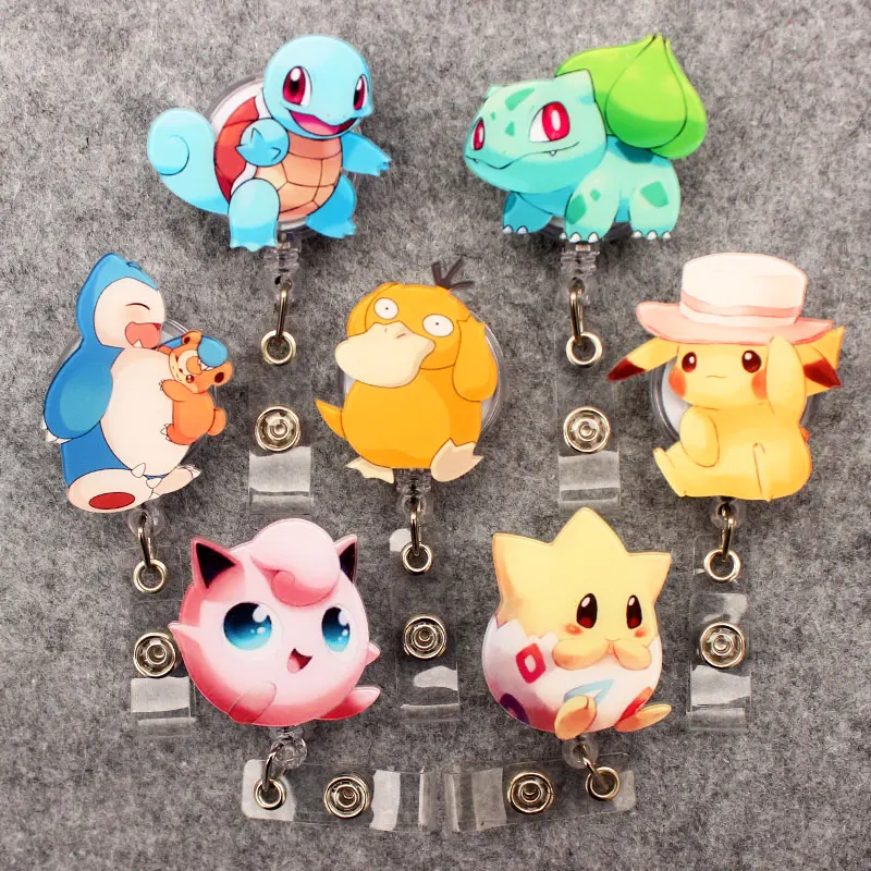 Cute Pokemon Acrylic 60cm Retractable Badge Reel Nurse Doctor Student Exhibition ID Card Clips Badge Holder Stationery
Cute Pokemon Acrylic 60cm Retractable Badge Reel Nurse Doctor Student Exhibition ID Card Clips Badge Holder Stationery