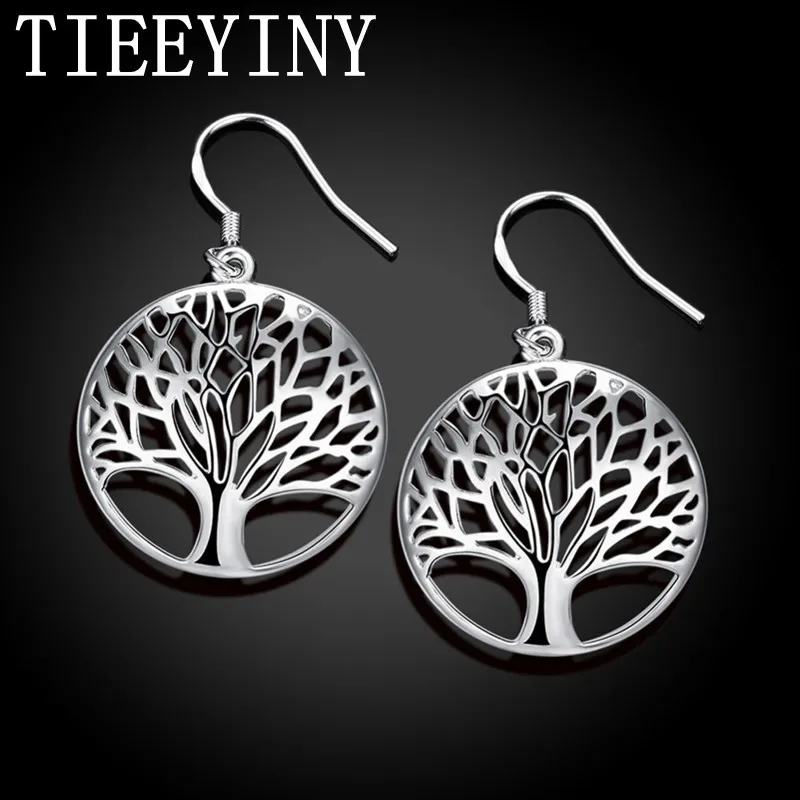 TIEEYINY Free Shipping Hot Sale 925 Silver For Women Wedding Lady Retro Tree Of Life Wedding Party Earring Jewelry Best Gift
TIEEYINY Free Shipping Hot Sale 925 Silver For Women Wedding Lady Retro Tree Of Life Wedding Party Earring Jewelry Best Gift