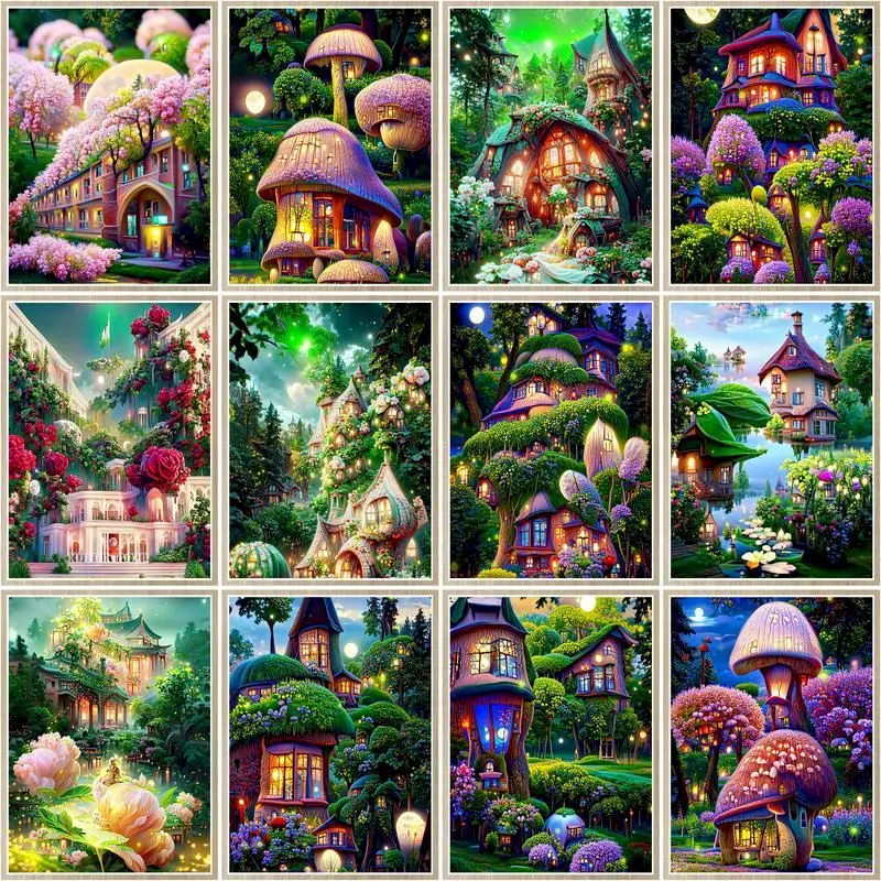 CHENISTORY Pictures By Numbers Abstract Flower House Landscape Diy Frame Oil Painting By Number On Canvas Diy Home Decoration
CHENISTORY Pictures By Numbers Abstract Flower House Landscape Diy Frame Oil Painting By Number On Canvas Diy Home Decoration