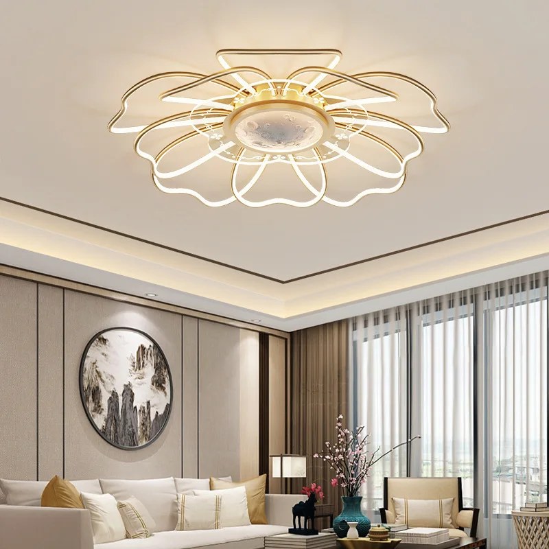 2023 Modern LED Chandelier Fixtures New Chinese Style Ceiling Fan Simple Rose Gold Living Room Chandelier
2023 Modern LED Chandelier Fixtures New Chinese Style Ceiling Fan Simple Rose Gold Living Room Chandelier