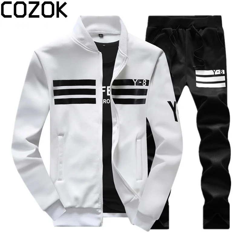 New Men Sets Quality Fleece Sweatshirt + Pants Sporting Sweat Suits Survetement Sportswear Male Tracksuit Mens Joggers Set
New Men Sets Quality Fleece Sweatshirt + Pants Sporting Sweat Suits Survetement Sportswear Male Tracksuit Mens Joggers Set