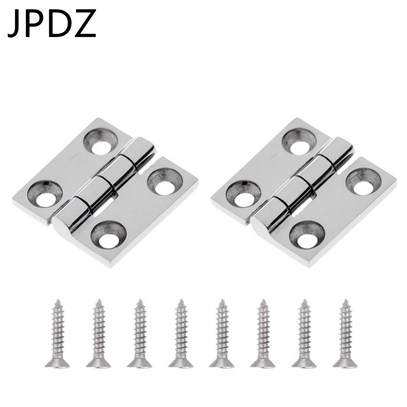 1 Pair Door Hinge 4 Holes Butt Hinge+8 Pcs Screws 316 Stainless Steel Casting Hinge Fit for Home/Marine Boat/Yacht Door
1 Pair Door Hinge 4 Holes Butt Hinge+8 Pcs Screws 316 Stainless Steel Casting Hinge Fit for Home/Marine Boat/Yacht Door