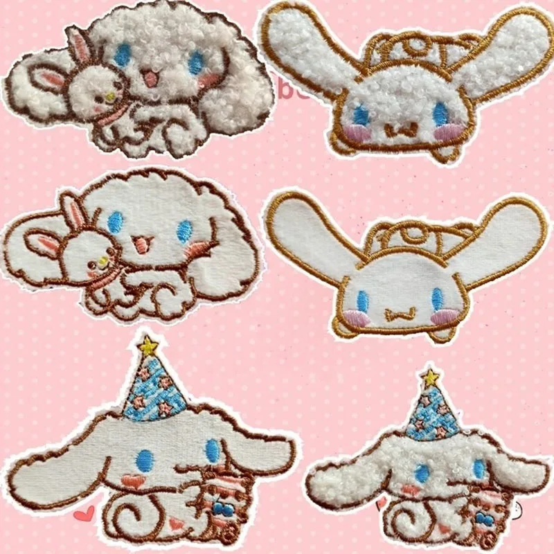 10PCS Kawaii Sanrio Embroidery Patch Cinnamoroll Cartoon Clothing Scarf Accessories Self-Adhesive Cloth Stickers Gifts for Girls
10PCS Kawaii Sanrio Embroidery Patch Cinnamoroll Cartoon Clothing Scarf Accessories Self-Adhesive Cloth Stickers Gifts for Girls