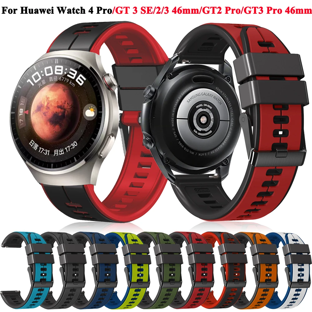 22mm Wrist Strap For HUAWEI WATCH 4 Pro Silicone Band For HUAWEI GT 2 3 GT2 GT3 Pro 46mm Wristband Replacement Bands Accessories
22mm Wrist Strap For HUAWEI WATCH 4 Pro Silicone Band For HUAWEI GT 2 3 GT2 GT3 Pro 46mm Wristband Replacement Bands Accessories