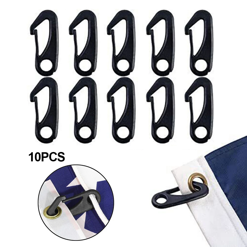10Pcs Flag Pole Snap Hook Clips Anti-UV Reliable Water Resistant Attach Flag Pole Attachment Accessories Tool
10Pcs Flag Pole Snap Hook Clips Anti-UV Reliable Water Resistant Attach Flag Pole Attachment Accessories Tool