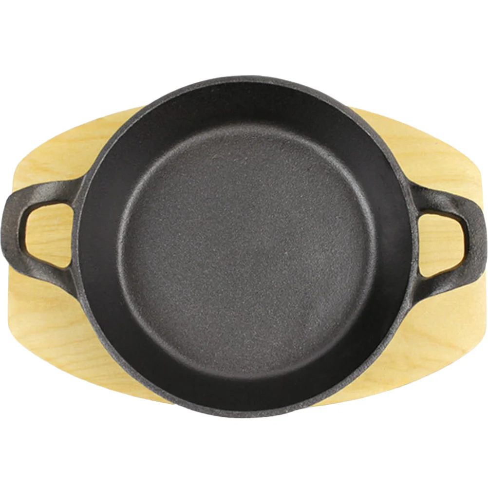 Pan Steak Plate Grill Frying Sizzling Egg Japanese Kitchen Pancake Fajita Skillet Stovetop Tray Breakfast Cooking Double Handle
Pan Steak Plate Grill Frying Sizzling Egg Japanese Kitchen Pancake Fajita Skillet Stovetop Tray Breakfast Cooking Double Handle
